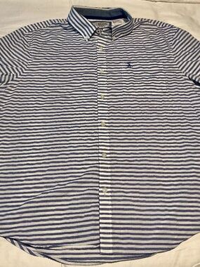 Original Penguin Preppy Coastal Button Front Short Sleeve Shirt